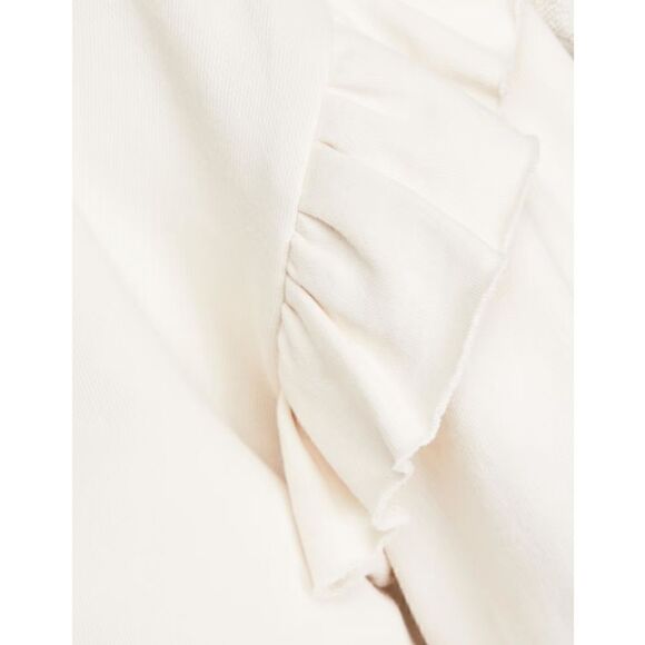 Cami NYC Margaret ruffle-trimmed Pearl Zipper French cotton-terry sweater - Picture 15 of 16